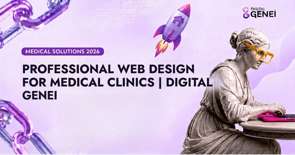 Professional Web Design for Medical Clinics | Digital Genei - featured image