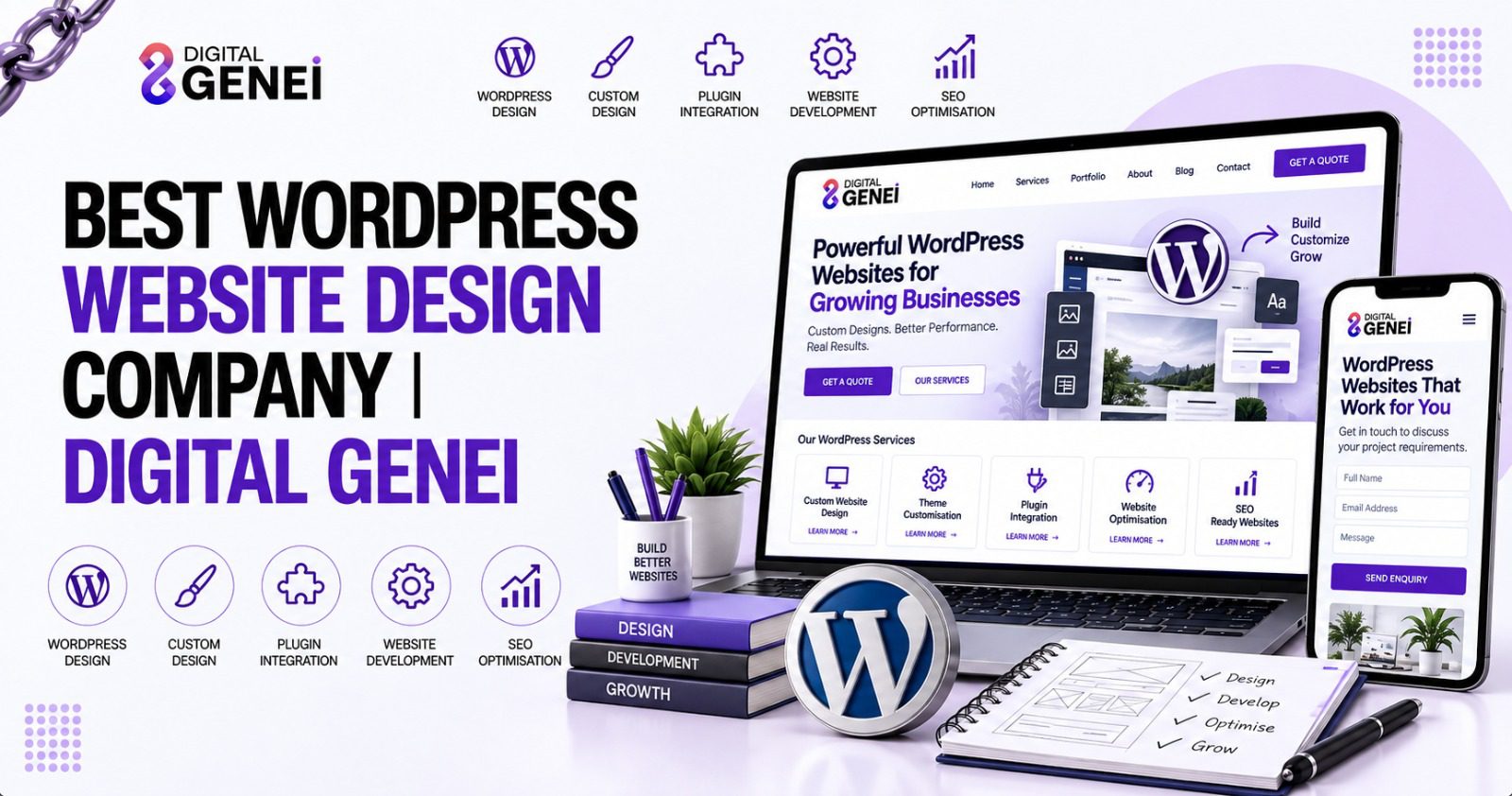 Best WordPress Website Design Company | Digital Genei