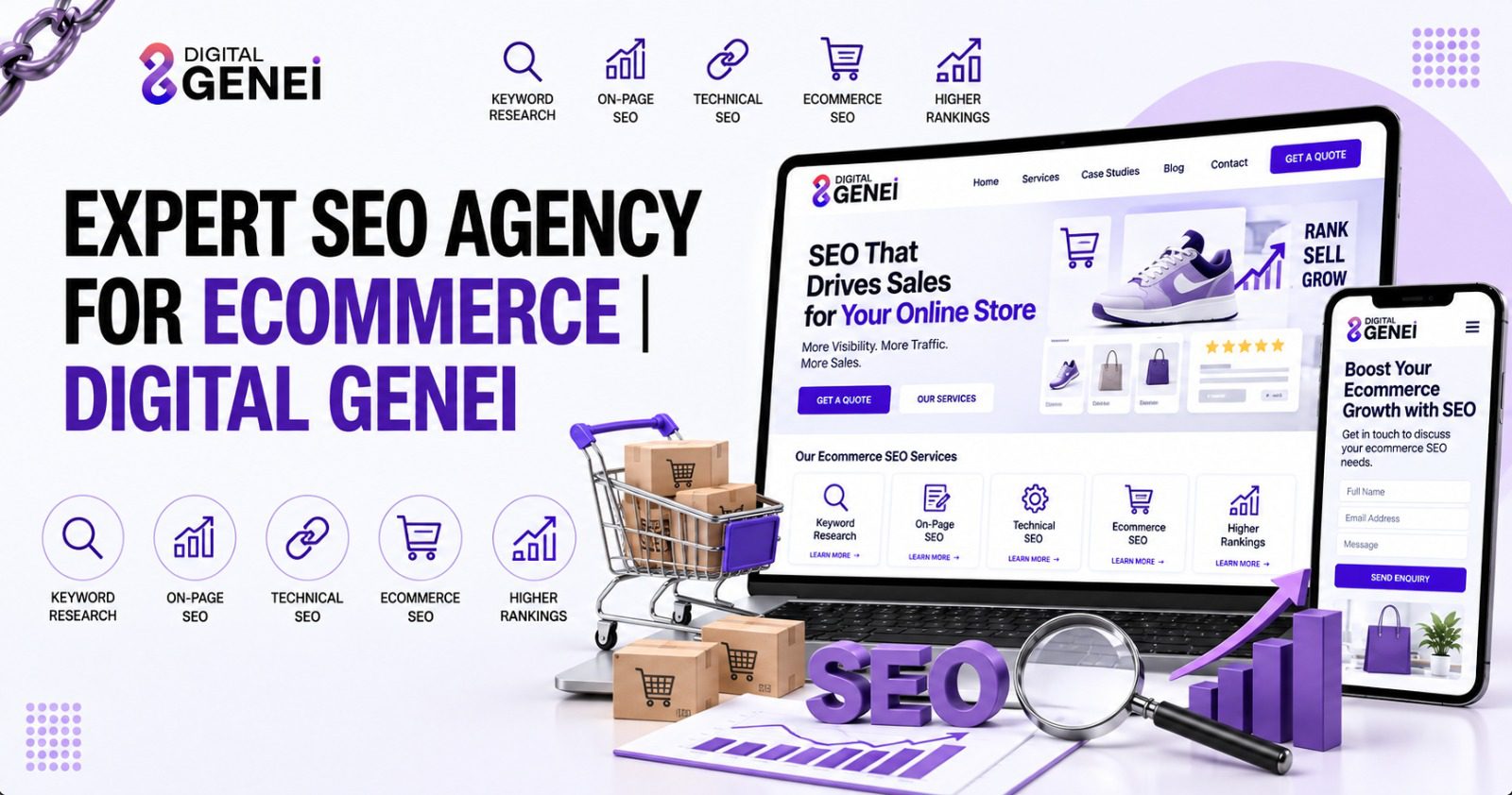 Expert SEO Agency for Ecommerce | Digital Genei
